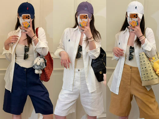 RL拉夫经典老钱～亚麻衬衫➕五分裤‼️ 26最新配色 商品图1