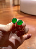 高冰种艳绿蛋面耳钉【6310503】具体价格微信咨询 商品缩略图2