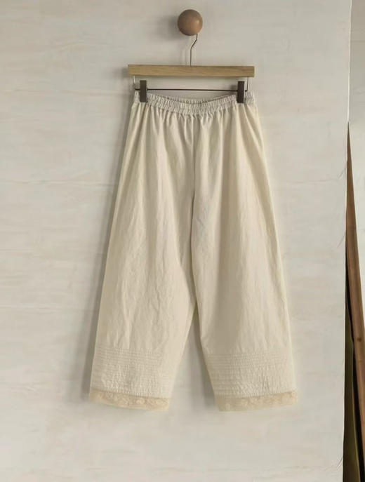 黄阿福 盐缩棉蕾丝衬裤 商品图0