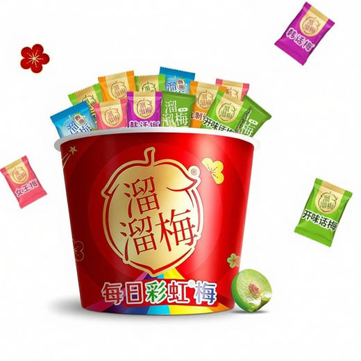 溜溜梅每日彩虹梅500克 商品图0