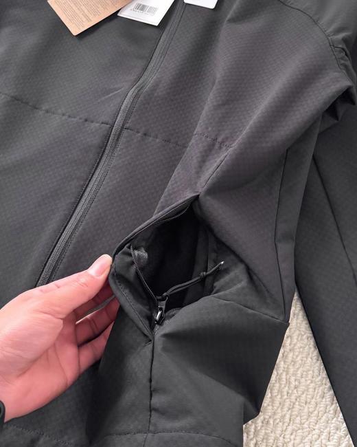 F040202春夏新款棋盘格抓绒面料软壳防泼水户外男款长袖外套 商品图9