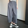 超帅气球裤~2026显瘦有个性及简风高腰九分休闲阔腿裤夏抗皱女款！ 商品缩略图1