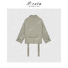 04-6潘依绣丁丁宠粉松弛感短款廓形立领不规则气质风衣外套 W-62333 商品缩略图2