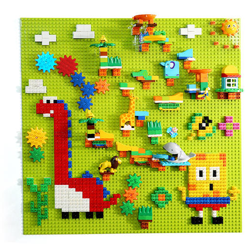 【百变玩法积木墙】费乐大颗粒积木板 壁挂式拼图玩具 儿童早教益智积木 兼容乐高 商品图2