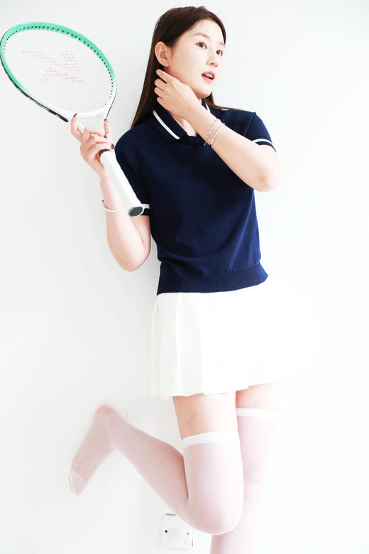 高尔夫针织衫，胸口小标工艺。刺绣设计条纹翻领气质PoloE040288 商品图13