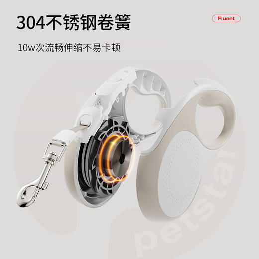 【petstar 狗狗牵引绳】 水滴自动牵引绳带灯款5米夜遛神器 商品图4