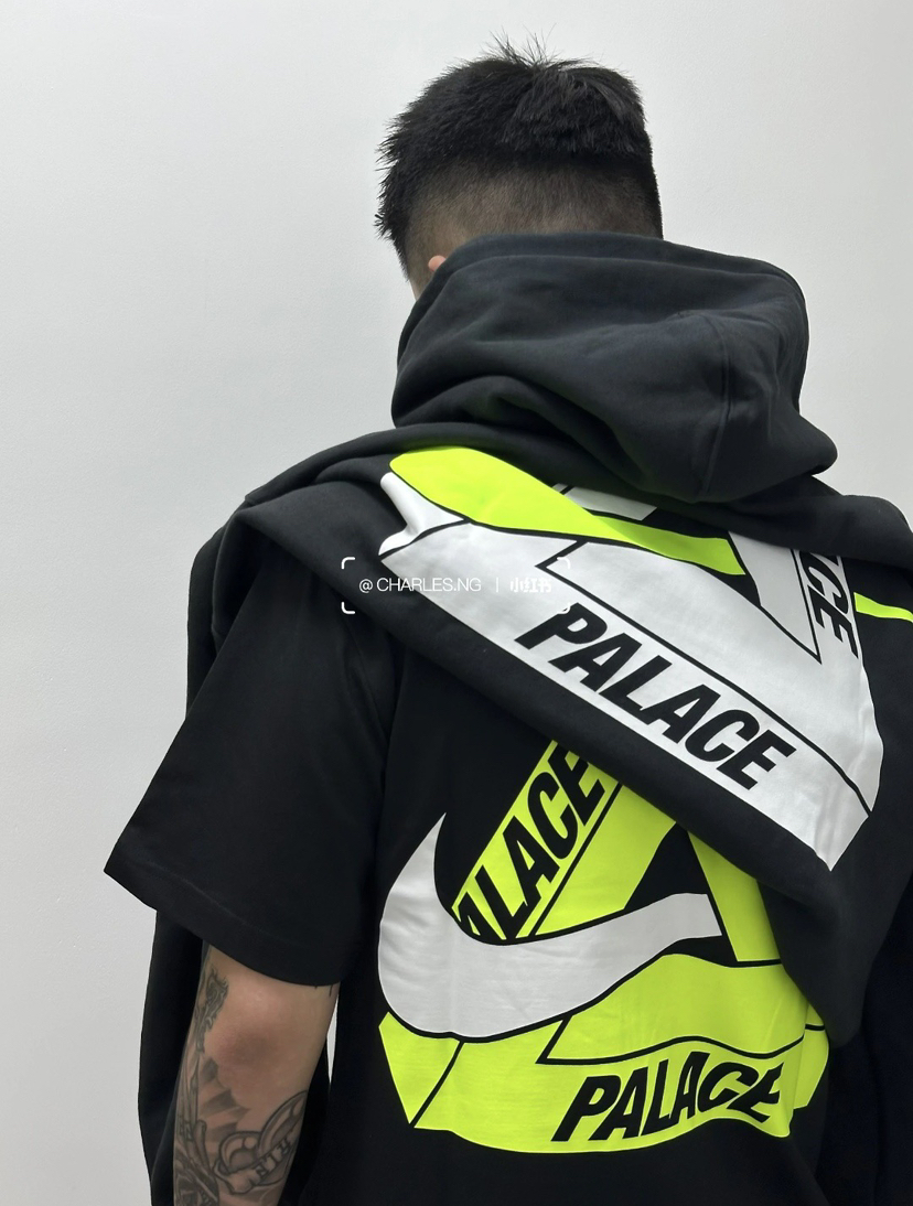 联名PALACE印花短袖T恤