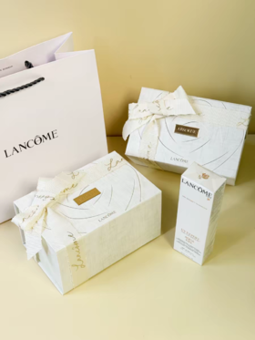 【送礼盒礼袋】Lancome兰蔻小白管防晒霜透水清爽隔离防晒乳50ml+礼盒礼袋