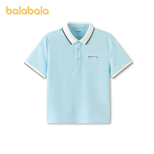 【商场同款】巴拉巴拉童装男童短袖t恤儿童2026夏新款POLO衫舒适 商品图1
