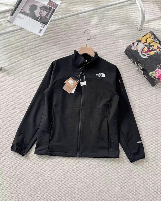 F040202春夏新款棋盘格抓绒面料软壳防泼水户外男款长袖外套 商品图5