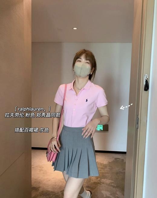 RL拉夫经典款 女款五粒扣短袖polo衫 商品图7