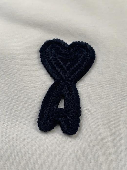 【xjwm1】情侣新款夏日爱心刺绣复古圆领短袖T恤！！ 商品图2