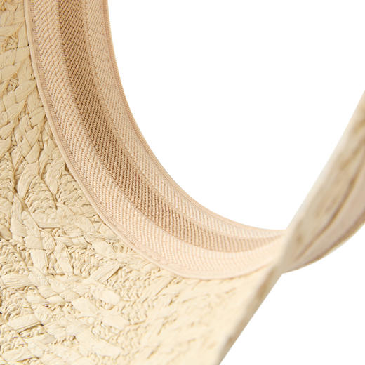 三彩2026新款空顶大帽檐遮阳帽休闲海边沙滩出游夏编织帽子鸭舌女 商品图4