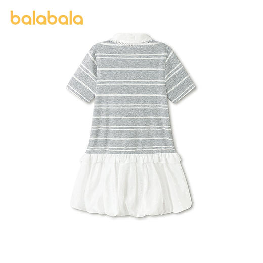 【商场同款】巴拉巴拉童装儿童裙子女童2026新款夏条纹连衣裙甜美 商品图2
