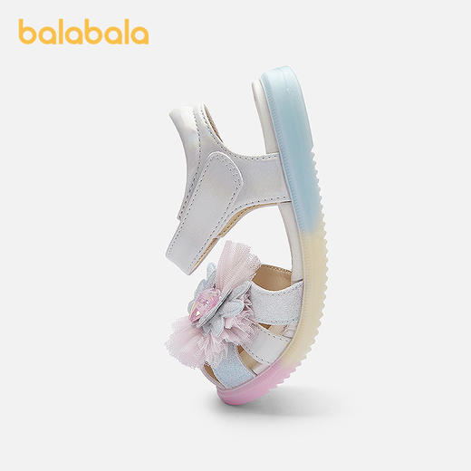 【商场同款】巴拉巴拉童鞋儿童休闲鞋女童2026夏新款甜美精致凉鞋 商品图2
