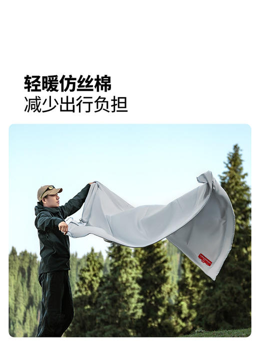 牧高笛寒武信封户外棉睡袋露营成人男女保暖冬季大人加厚防寒睡袋 商品图2