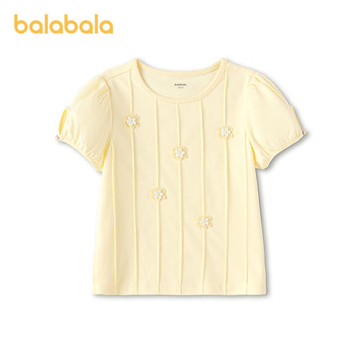 【商场同款】巴拉巴拉童装儿童短袖t恤女童2026新款夏季纯棉上衣 商品图4