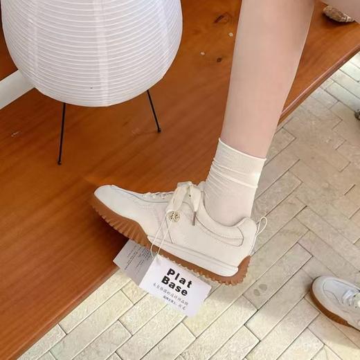 下单3-7天发货！Plat Base 芭蕾缎面德训鞋 经典鞋型搭配绸缎面料 丝绸鞋带优雅精致 走路带风不撞款 糯叽叽踩屎感 商品图10