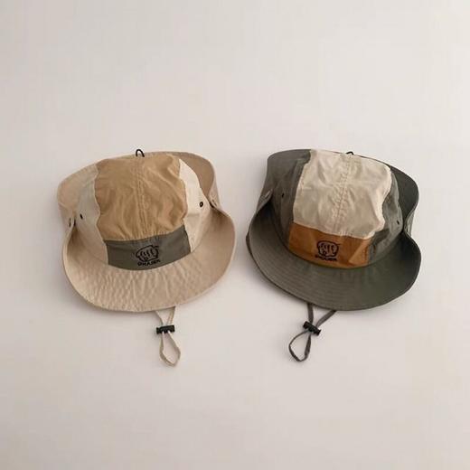 儿童户外防晒遮阳帽子春夏薄款男女宝宝大檐露营出游速干太阳帽夏 商品图1