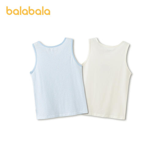 【商场同款】巴拉巴拉儿童背心夏新款宝宝男打底衫a类无袖两件装 商品图2