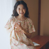 全棉双层纱~春夏纯棉短袖睡裙女士 透气纱布短袖睡衣夏天夏款全棉家居服夏 商品缩略图0