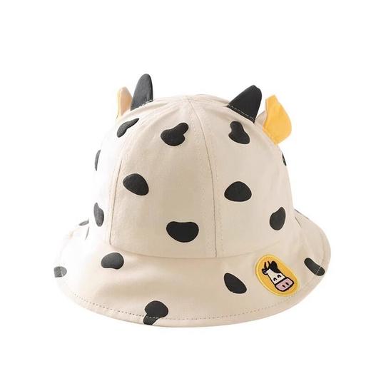 2024春秋款超萌宝宝盆帽女童遮阳防晒帽透气太阳帽男童薄款渔夫帽 商品图4