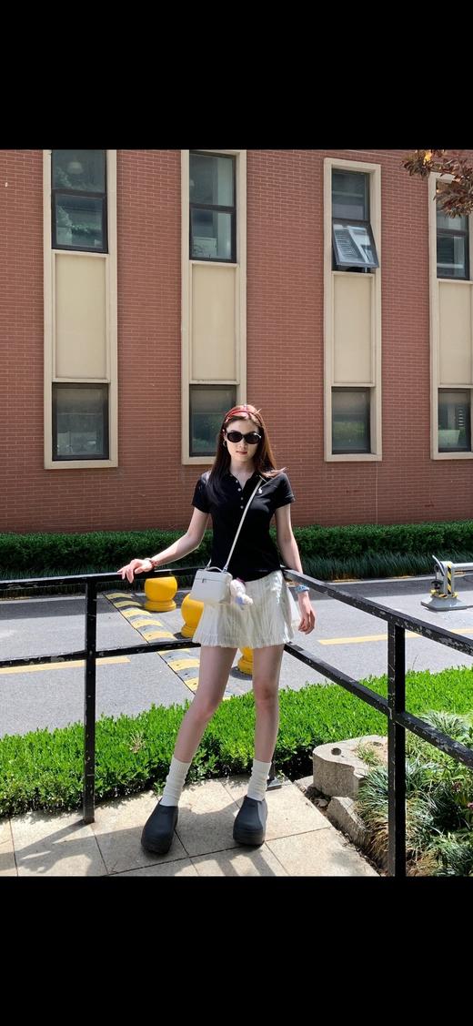 RL拉夫经典款 女款五粒扣短袖polo衫 商品图12