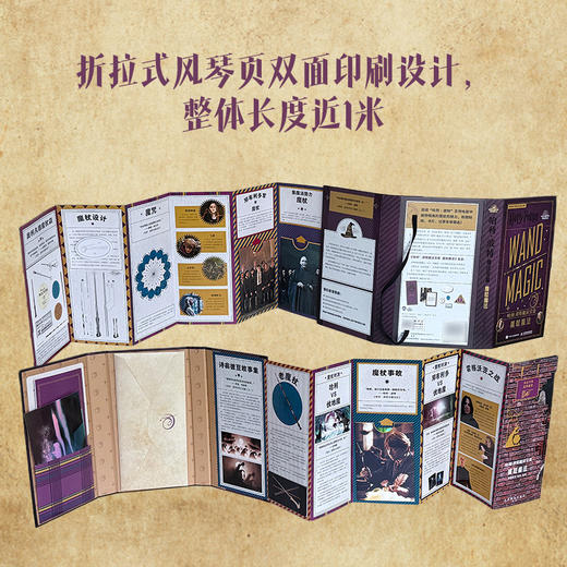 哈利波特魔法宝盒 魔杖魔法 华纳官方正版授权哈利波特周边宝盒拉页电影道具幕后故事贴纸便签纸徽章 商品图1