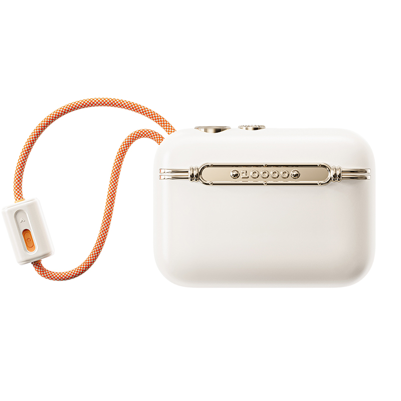 幻响S19移动电源22.5w快充充电宝10000mAh充电聚合物白色轻薄便携大容量适用于小米苹果【3C认证】