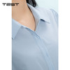 夏上新气质减龄温柔风浅蓝色七分袖衬衫1262002 商品缩略图2