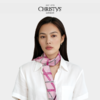 【新品】Christys'百年皇室品牌 100%桑蚕丝丝巾复古老花大方巾 商品缩略图0