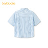 【商场同款】巴拉巴拉男童短袖衬衫儿童大童上衣2026新款夏装纯棉 商品缩略图2