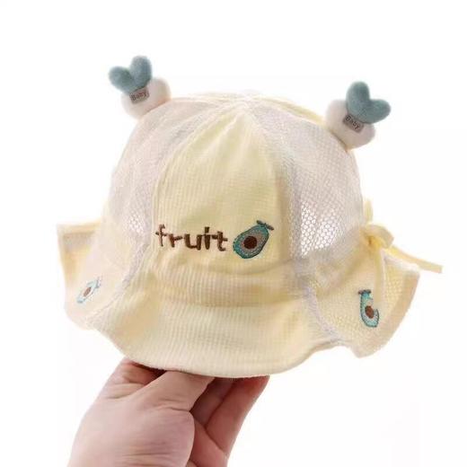 宝宝帽子夏季薄款婴儿遮阳帽夏季0到1岁男童帽夏天儿童渔夫帽女 商品图3