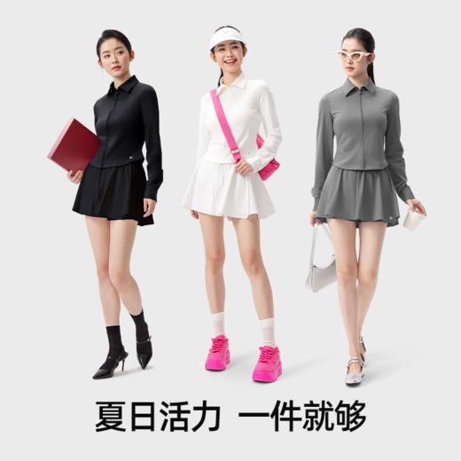 【品牌直发】小野和子运动蓬蓬短裙夏季网球半身裙防晒瑜伽A字裙休闲短裙 商品图2