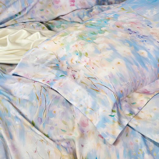 【6楼】富安娜莱赛尔床单四件/大自然艺术家·春野，牌牌价2680~2980元，活动价1199元，大小同价 商品图3