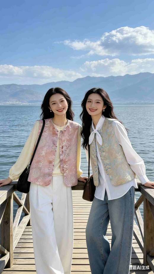 680801新款国风马甲 商品图0