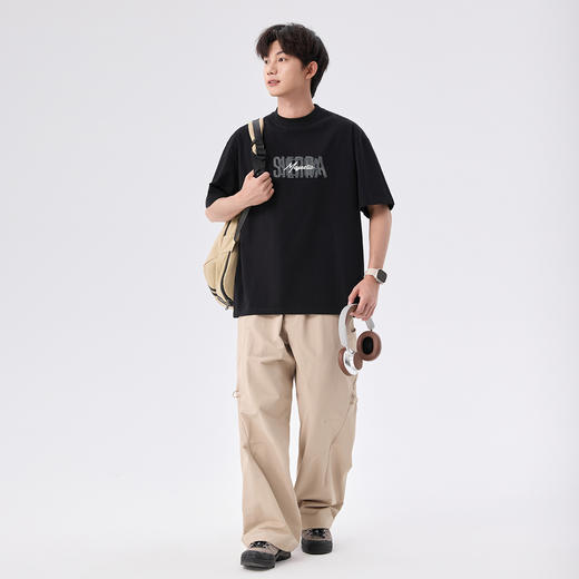 gxgjeans男装【热卖爆款】男士T恤2026夏款舒适透气青少年短袖上衣男K&C 商品图4