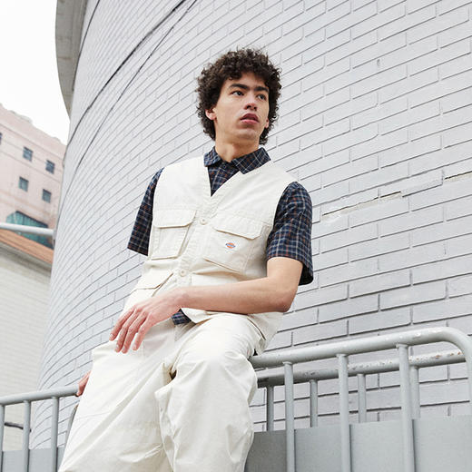 Dickies工装马甲男休闲多口袋城市机能休闲宽松风格背心 DK013072 商品图7