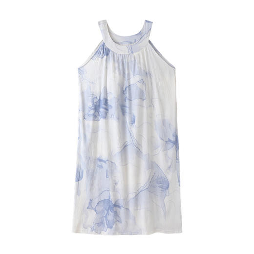 带胸垫云朵棉睡裙女夏季薄款吊带睡衣2026新款大码背心无袖家居服 商品图4