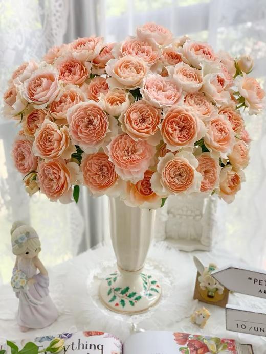 橙色多头玫瑰10枝 商品图3