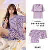 2024年短袖睡衣女夏季薄款带胸垫卡通少女学生家居服可外穿套装 商品缩略图2