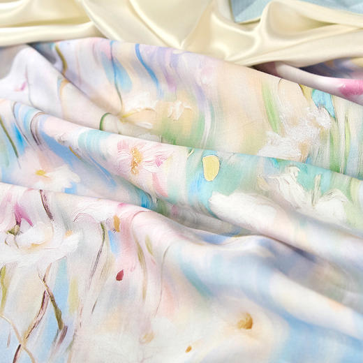 【6楼】富安娜莱赛尔床单四件/大自然艺术家·春野，牌牌价2680~2980元，活动价1199元，大小同价 商品图2