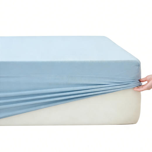 【秒杀福利】多娜凉感床笠三件套 | 凉感面料、柔软透气、可机洗、好打理、简约纯色 商品图1