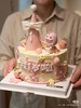 客定款~蛇宝宝百天/周岁蝴蝶结生日帽卡通蛋糕-低糖处理无添加 商品缩略图0
