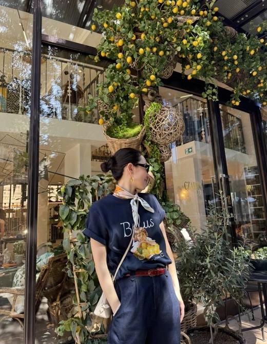 充满柠檬香气的南法假日元气满满柠檬T恤 商品图3