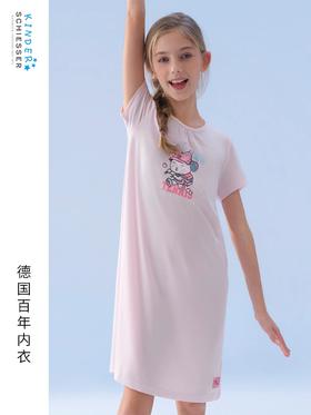 【超级英雄莫代尔系列】SCHIESSER德国舒雅童装女童睡裙莫代尔清爽舒适柔软亲肤家居睡裙3F/27273D