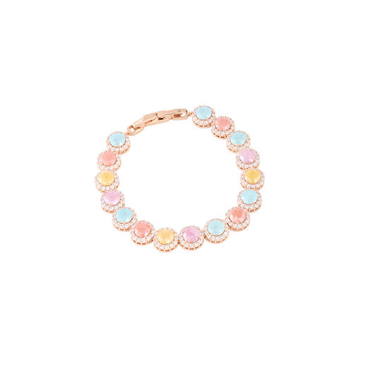 三彩2026新款多巴胺彩虹冰花锆石手链轻奢多宝甜酷个性音乐节出游 商品图2