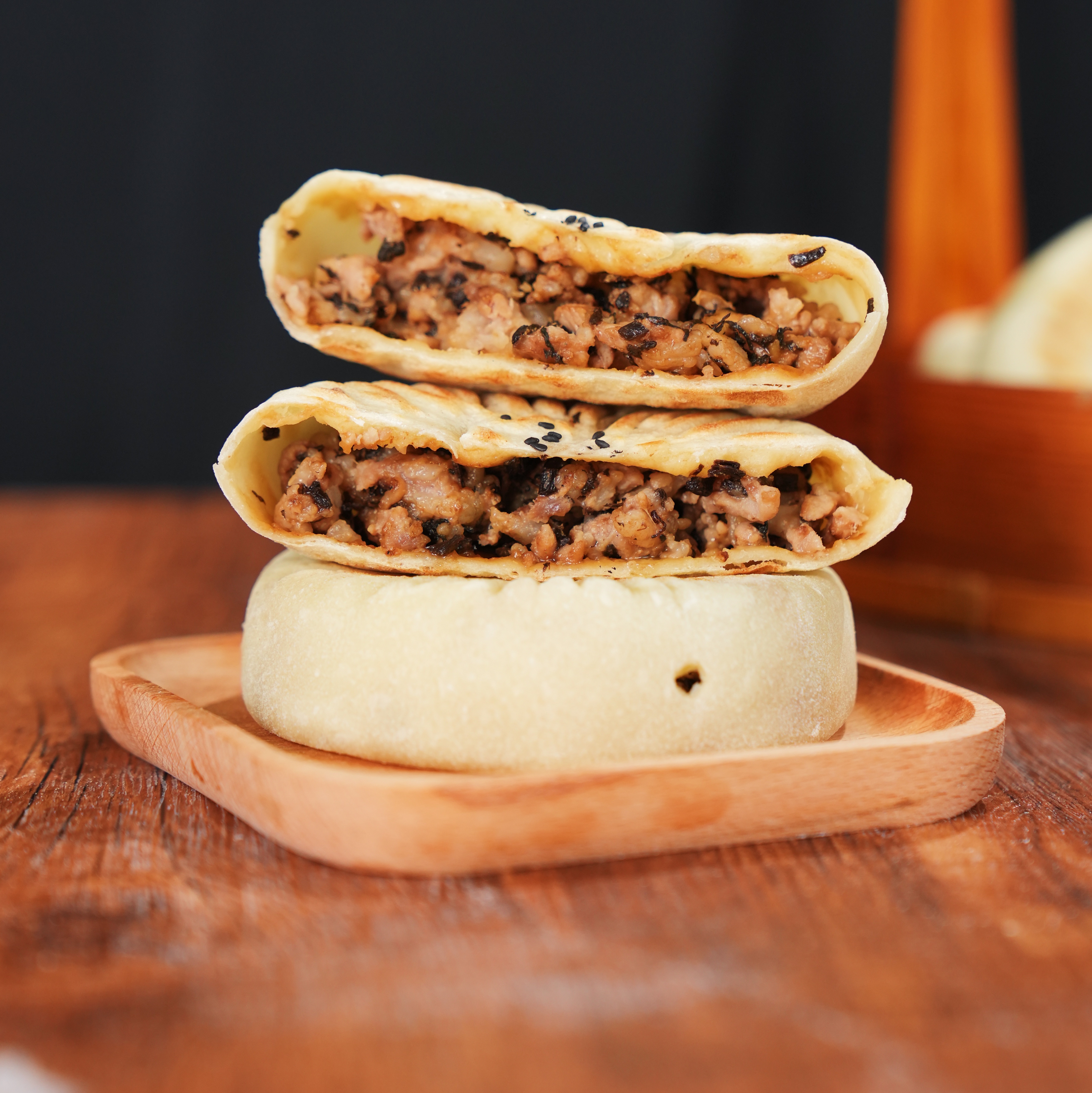 永康两头乌肉麦饼 省级非遗 两头乌肉喷喷香