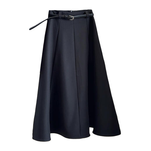 【垂感A字大摆西装半身裙】春秋季新款 优雅通勤显瘦中长款伞裙子 商品图2