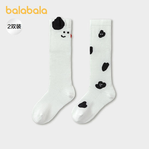 【商场同款】巴拉巴拉宝宝袜子夏新款网眼透气薄长筒袜防蚊两双装 商品图0